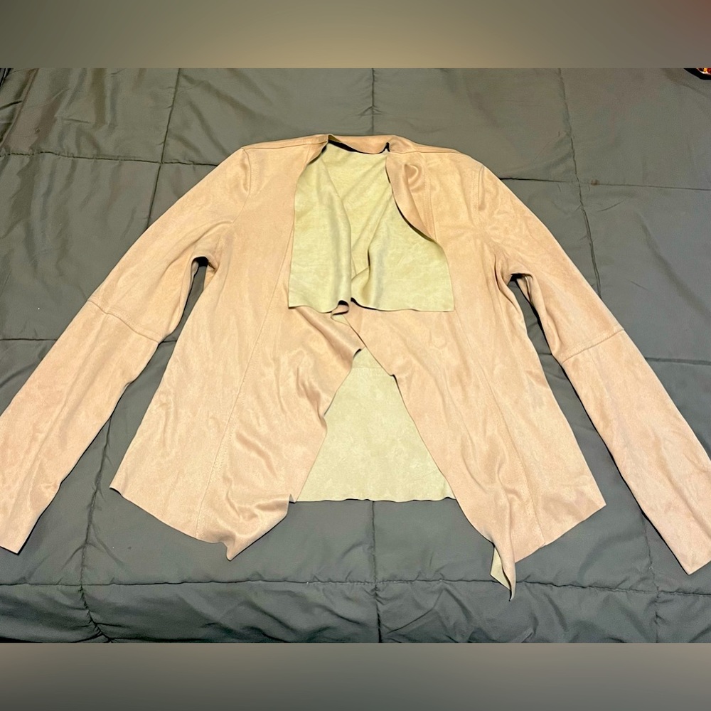 Pink Suede cover blazer